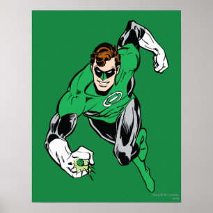 Póster Vuelo hacia delante de Green Lantern