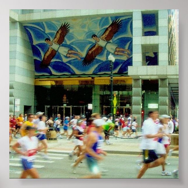 Póster vuelo maratónico (Frente)