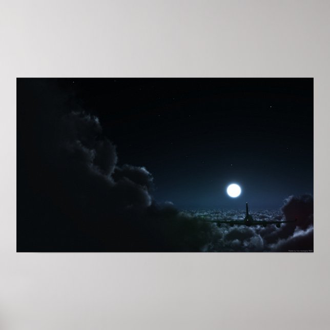 Póster Vuelo nocturno (Frente)