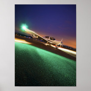 Póster Vuelo nocturno del diamante