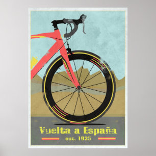 Póster Vuelta a España Bike