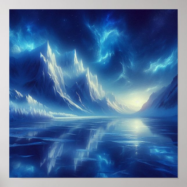 Póster Vuelta al cole Frozen Indigo Horizon (Frente)