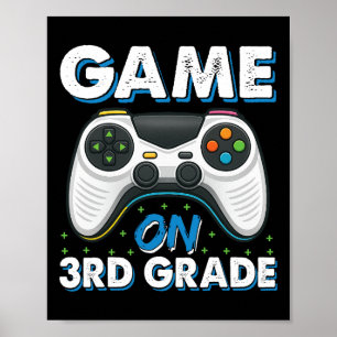 Póster Vuelta al cole juego activado 3er grado divertido