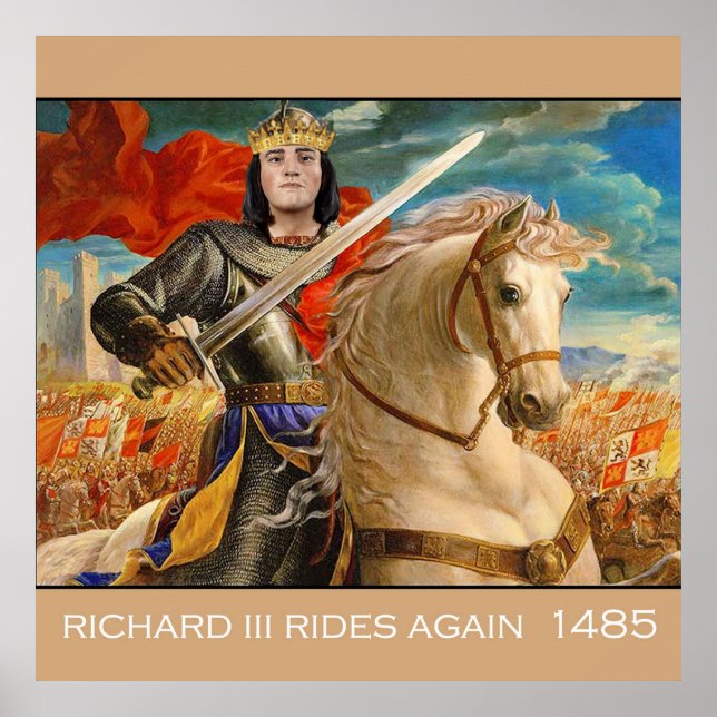 Póster ¡Vuelvan a subir a Richard III! (Frente)