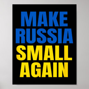 Póster Vuelve a empequeñecer a Rusia Gloria a Ucrania Sla