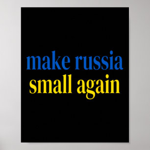 Póster Vuelve a empequeñecer a Rusia Gloria a Ucrania Sla