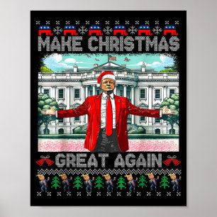 Póster Vuelve a hacer que la Navidad sea genial otra vez