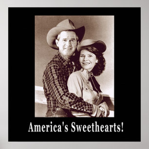 Póster W and Laura Americas Sweethearts