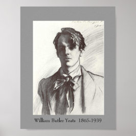 Póster W. B. Yeats