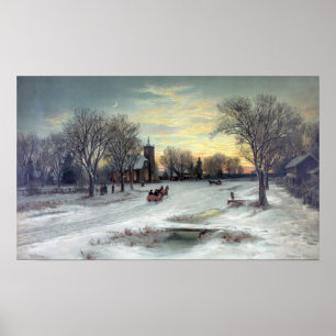 PÓSTER W.C. BAUER-NAVIDADES EVE-PRINT