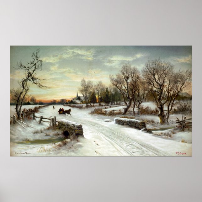 PÓSTER W.C. BAUER-NAVIDADES MORN-PRINT (Frente)