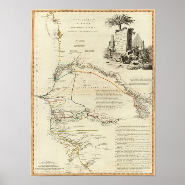 Póster W coast Africa (Frente)