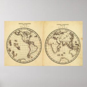 Póster W Hemisphere, E Hemisphere 2