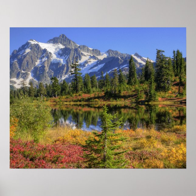 Póster WA, Área Recreativa Heather Meadows, Mt. 2 (Frente)
