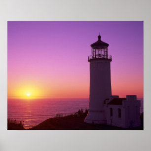 Póster WA, Parque Estatal Cape Disappointment, North Head