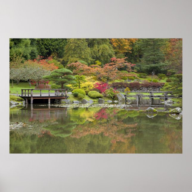 Póster WA, Seattle, Arboreto del Parque de Washington, 3 (Frente)