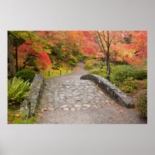 Póster WA, Seattle, Arboreto del Parque Washington,