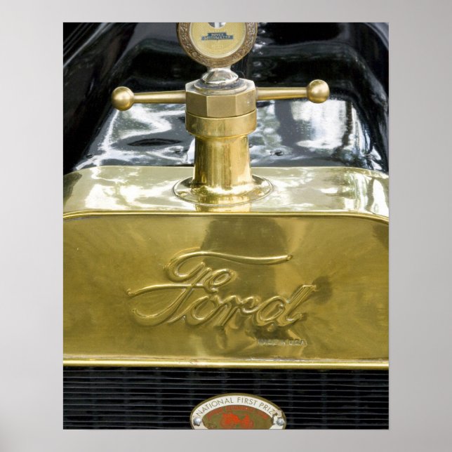 Póster WA, Seattle, automóvil americano clásico. (Frente)