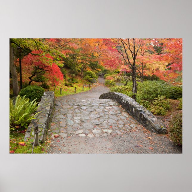 Póster WA, Seattle, Washington Park Arboretum, (Frente)