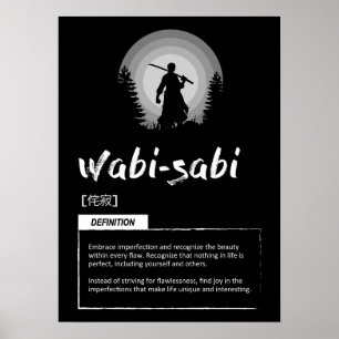 Póster Wabi-Sabi - Concepto Japonés De Éxito