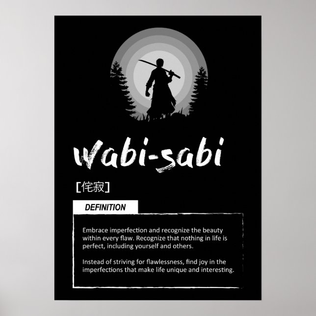Póster Wabi-Sabi - Concepto Japonés De Éxito (Frente)