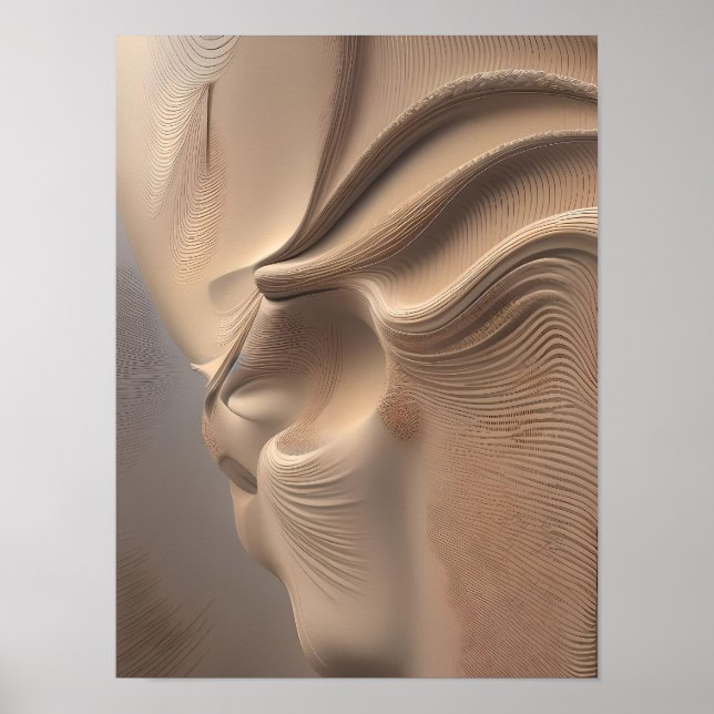 Póster Wabi Sabi Wall Art para una casa tranquila (Frente)