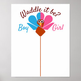 Póster Waddle It Be Gender Revoting