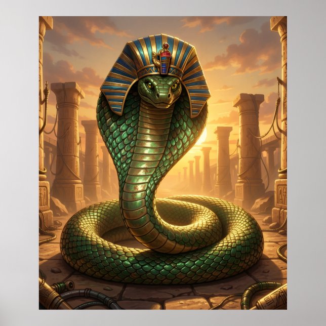 Póster Wadjet – Ägyptische Schlangengöttin´6 (Frente)