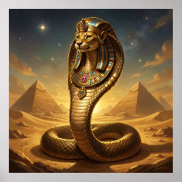 Póster Wadjet – Egyptian Cobra Goddess