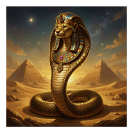 Póster Wadjet – Egyptian Cobra Goddess