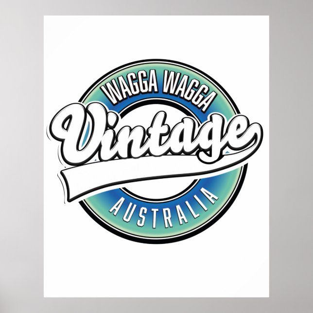 Póster Wagga Wagga australia. (Frente)