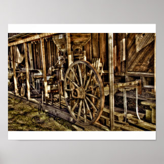 Póster Wagon wheels