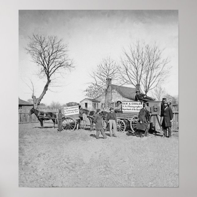 Póster Wagons y cámara de Sam A Cooley Photographer (Frente)