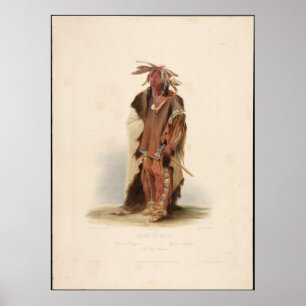 Póster Wahk-tä-ge-li "Gallant Warrior".