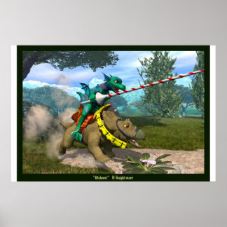 Póster ¡Wahoo! Un caballero-yegua