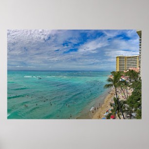Póster Waikiki Beach
