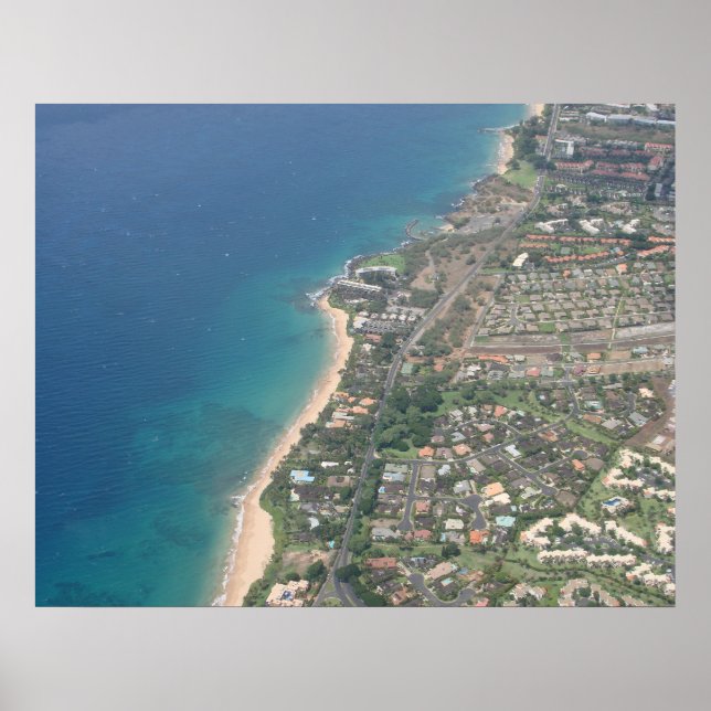 Póster Wailea, Hawaii (Isla Maui) (Frente)