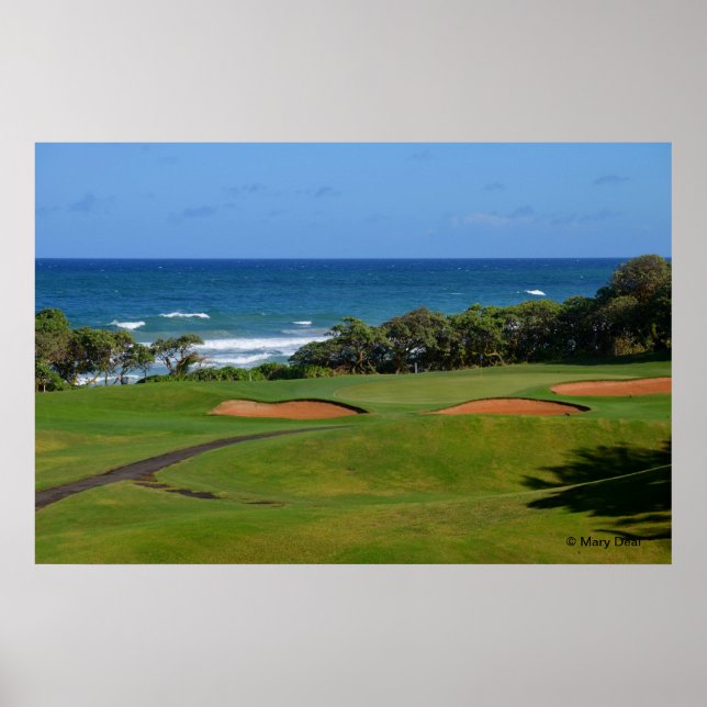 Póster Wailua Golf Hole 17 (Frente)