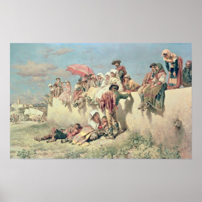 Póster Waiting for the Blessing outside Rome (Frente)