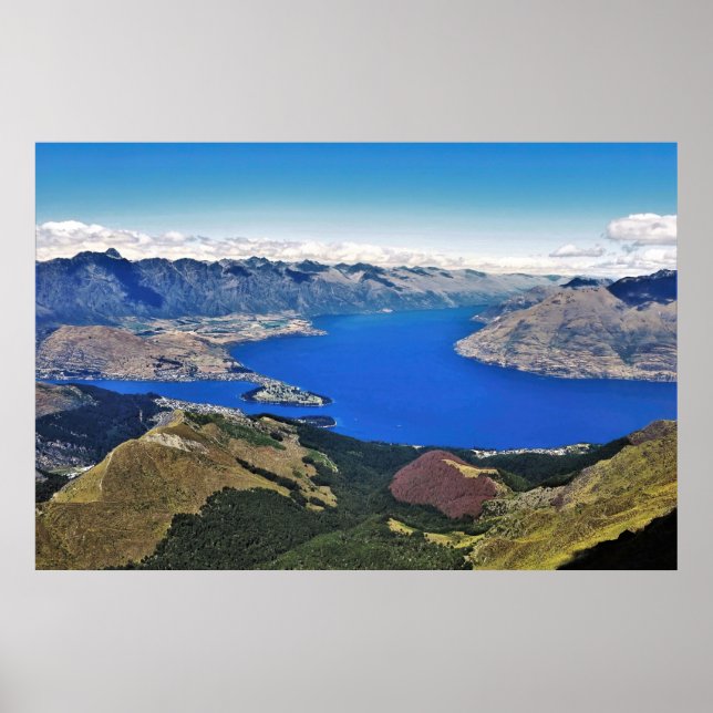 Póster Wakatipu de Ben Lomond (Frente)