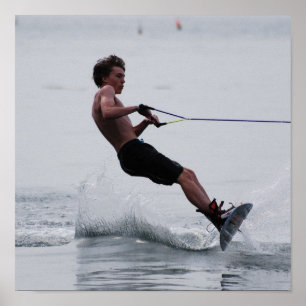 Póster Wakeboard Angle Poster
