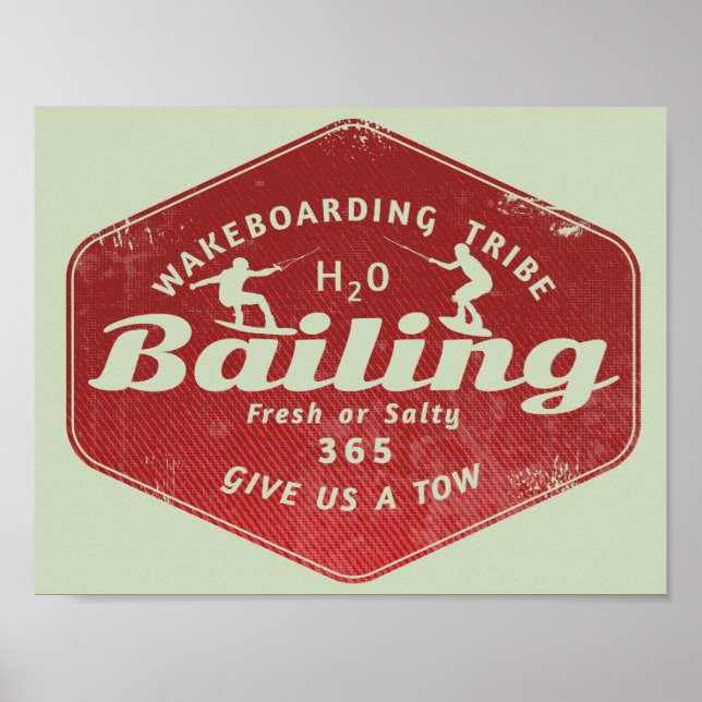 Póster Wakeboarding (Frente)