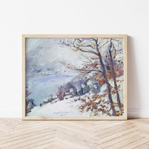 Póster Walchensee en invierno Lovis Corinth