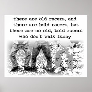 Póster Walk Funny Dirt Bike Motocross Poster