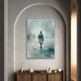 Póster Walker en la niebla