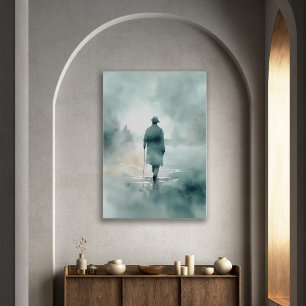 Póster Walker en la niebla