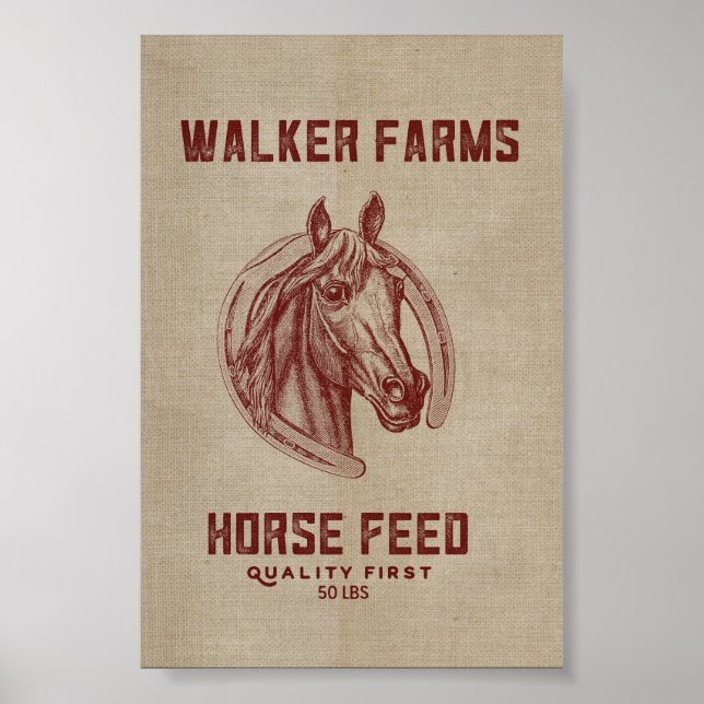 Póster Walker Farms Horse Feack (Frente)
