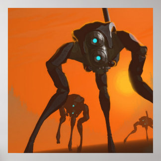 Póster Walkers [Orange]