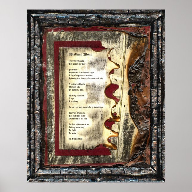 Póster Walking Alone (Frente)