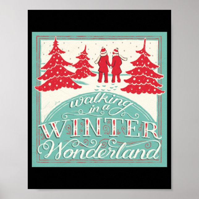 Póster Walking In A Winter Wonderland  (Frente)